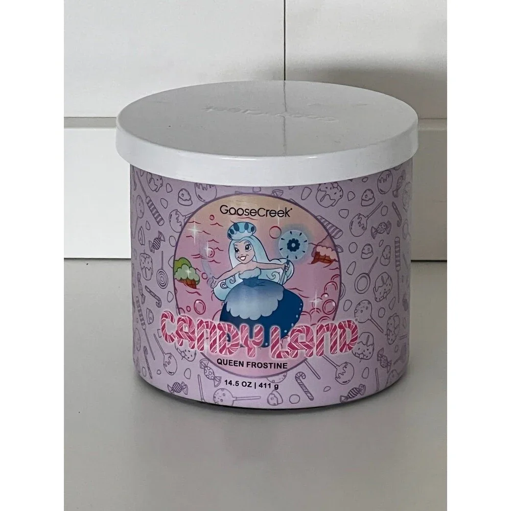 Goose Creek Candy Land Queen Frostine 14.5 oz 3 Wick Candle